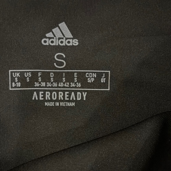 Adidas Kids Black Leggings size Small - Picture 2 of 8